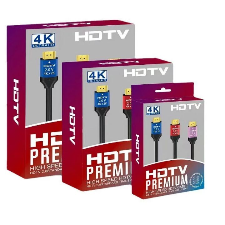 کابل HDMI 4k طول 5 متر برند Premium